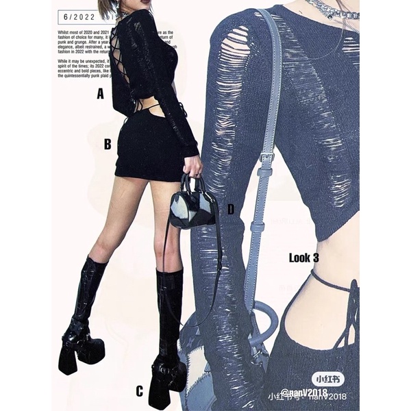 TKLIHN Giày BOOTS cao cổ phong cách Y2K HOT TREND 2022 boots cao gót