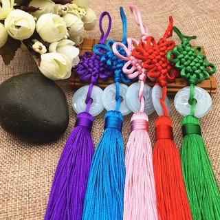 Đồng tâm ngọc bội - tua sáo, tua quạt, treo đai áo trang trí ngày tết