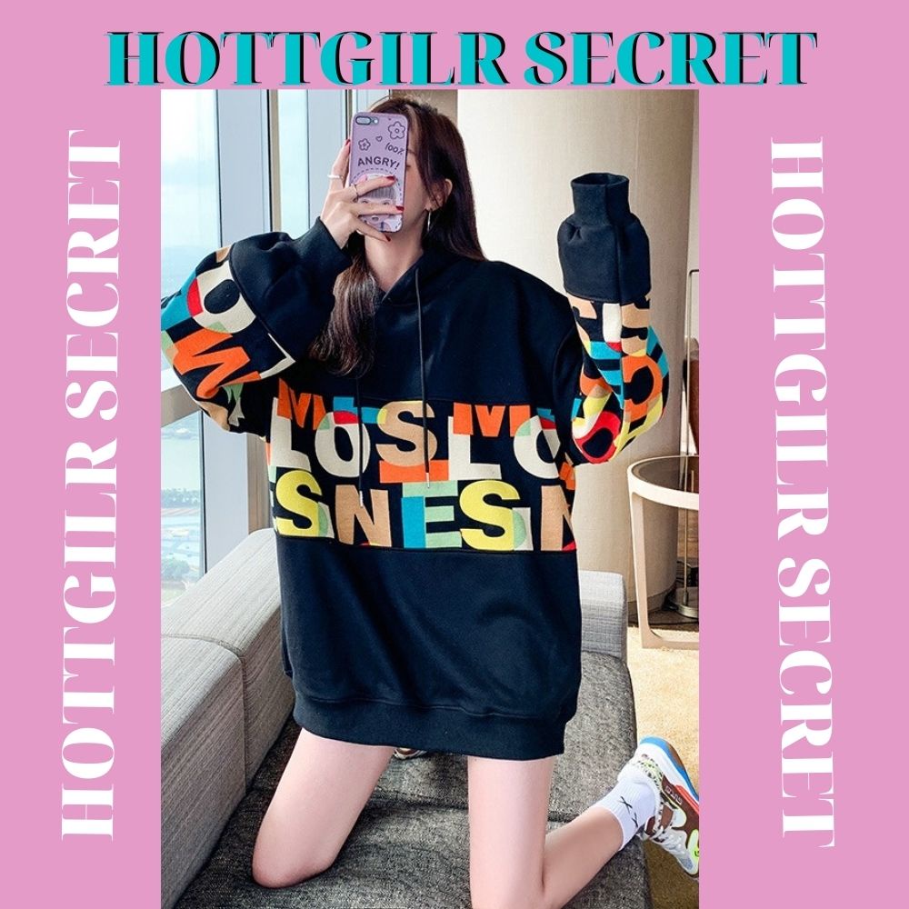 Áo hoodie nữ form rộng hottrend 2021 làm từ chất nỉ,có lớp bông trần bên trong ấm áp,dễ phối kết hợp đồ lắm ce nhé !