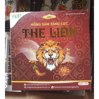Dung dịch HỒNG SÂM TĂNG LỰC THE THE LION(20 gói)