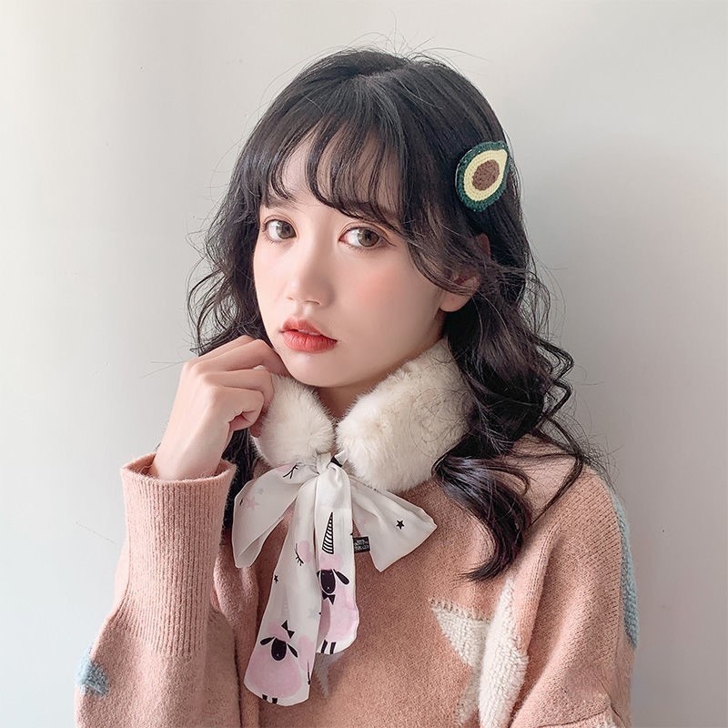 Kẹp tóc dệt kim thủ công phong cách Hàn Quốc thời trang dành cho nữ