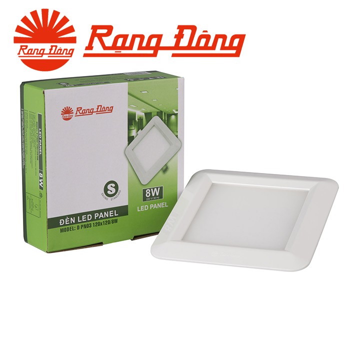 Đèn LED âm trần Vuông 8W DPN 03 120x120/8W Rạng Đông