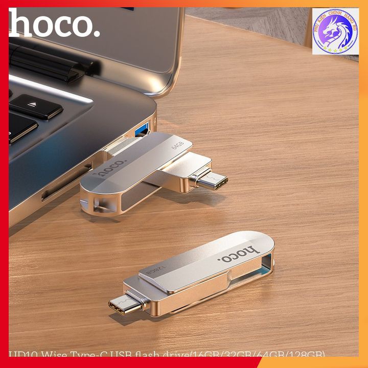 USB Hai Đầu (USB+ Type-C) Hoco UD10 loại 3.0 16/32/64GB Tốc Độ Ổn Định - Chính Hãng - Bảo Hành 5 Năm