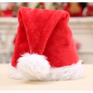 Nón noel lông dày