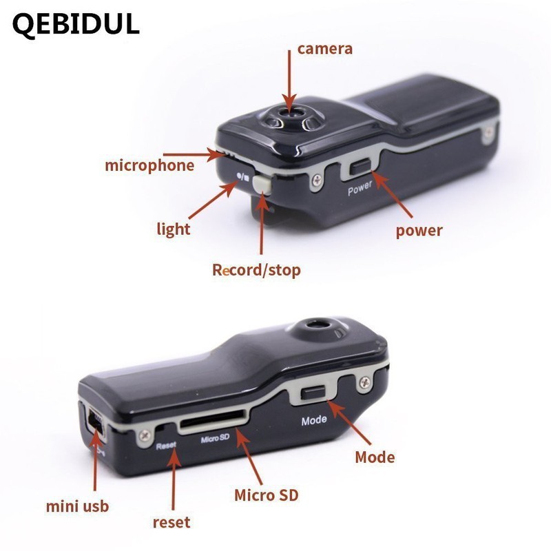 Camera hành trình kẹp áo Mini MD80 - Hàng nhập khẩu