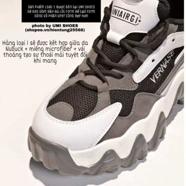 [HOT2020] Giày thể thao nữ Ulzzang ORIGINAL nâng độn đế cao 5cm răng cưa màu đen trắng năng động cá tính mới | BigBuy360 - bigbuy360.vn