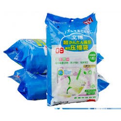 BỘ 8 TÚI HÚT CHÂN KHÔNG ĐỰNG ĐỒ ĐA NĂNG KÈM BƠM TAY
