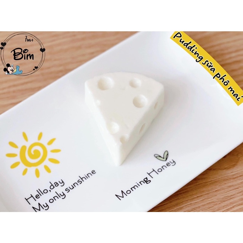 Khuôn thỏ khuôn phô mai làm pudding cho bé