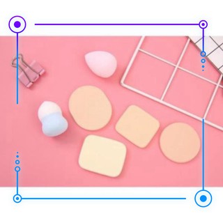 Bộ 6 mút trang điểm sponge make up swt12