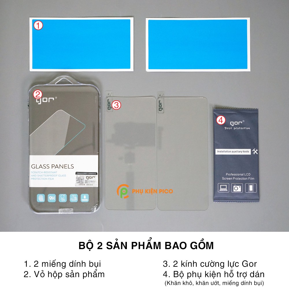 Cường lực Xiaomi Redmi Note 9s / Redmi Note 9 Pro / Redmi Note 10 / Redmi Note 10 Pro full màn hình chính hãng Gor