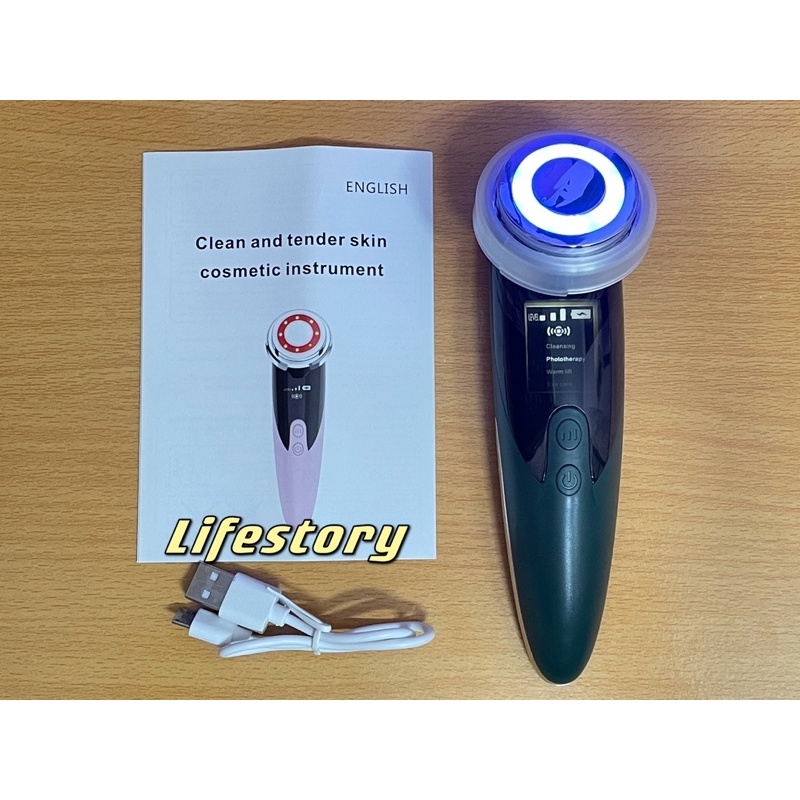 Máy Điện Di Đẩy Tinh Chất Massage Nâng Cơ Mặt, Máy Tẩy Trang (Hàng Nội Địa, Bảo Hành 6 Tháng)