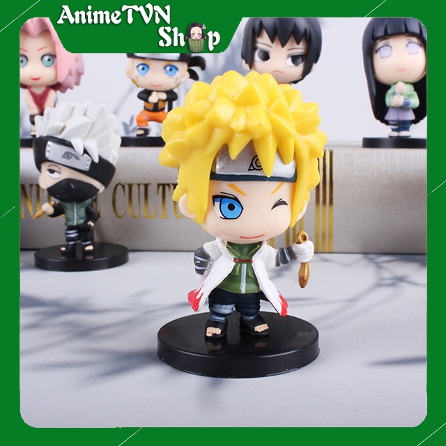 (Có lẻ) Set Combo 8 Mô hình Anime/Manga Naruto (Mẫu 1) (Naruto và những người bạn) Phong cách chi bi Siêu xinh