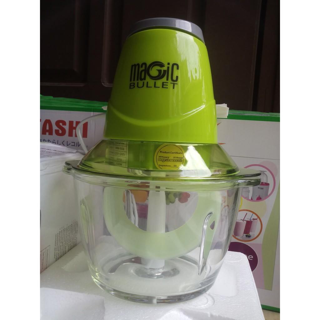 Máy xay thịt đa năng Magic Bullet cối thủy tinh loại 4 lưỡi dao phay