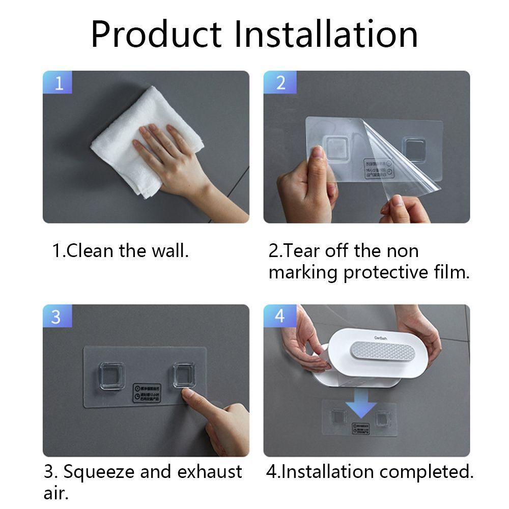 Giá Đỡ Lược Sấy Tóc Sức Chứa Lớn Chống Nước Chống Ẩm Không Cần Khoan