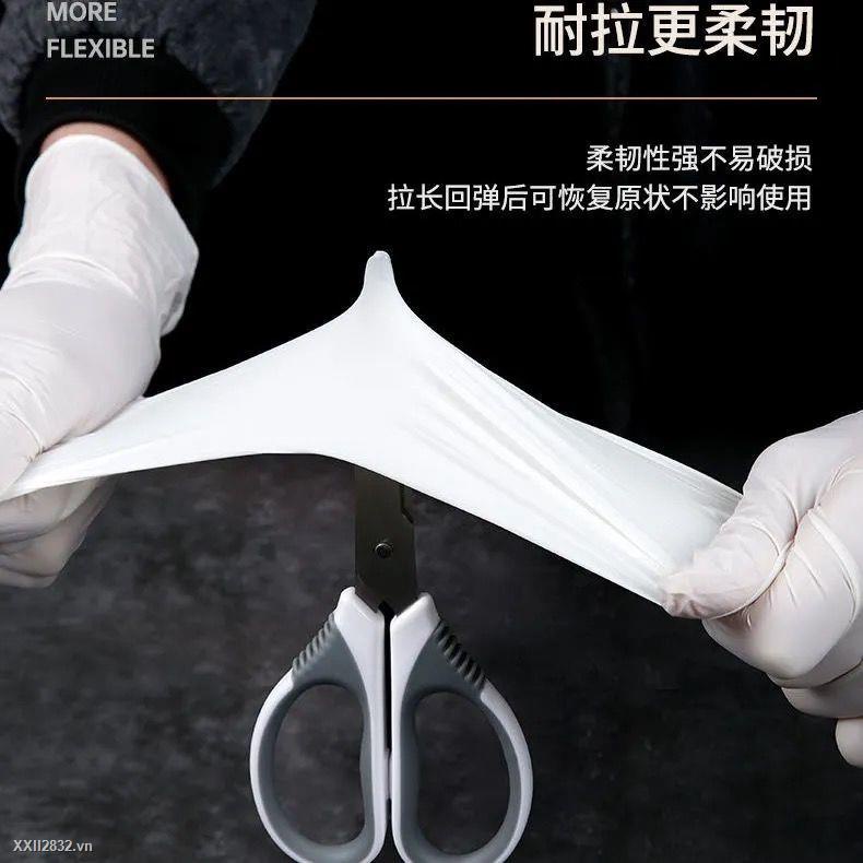 Găng Tay Cao Su Latex Pvc Dày Dặn Chống Thấm Nước / Dầu Dùng Một Lần Đa Ứng Dụng Cho Nhà Bếp