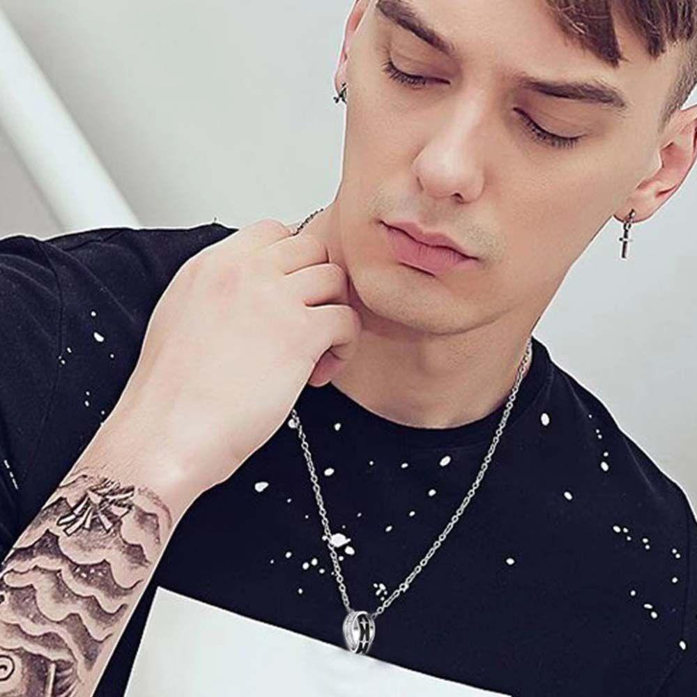 Vòng cổ Hai Lớp Mặt Nhẫn Đôi Hình Ngôi Sao Thời Trang