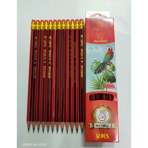 Bút Chì Gỗ 2B - 027 Gstar