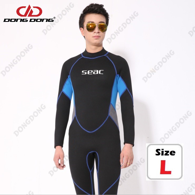 Quần áo lặn biển 2.5mm - Size L, bộ đồ lặn biển giữ ấm thoáng khí đồ lặn sâu chuyên dụng cao cấp - DONGDONG