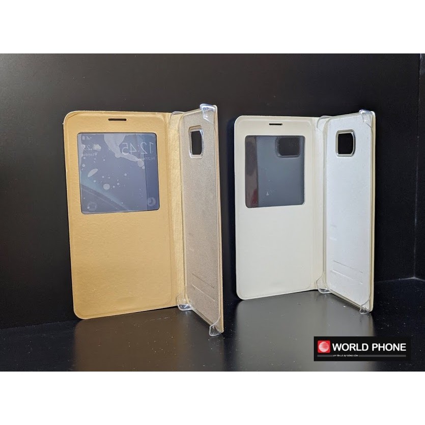 Ốp lưng, bao da Flip case dáng gập Samsung Note 5