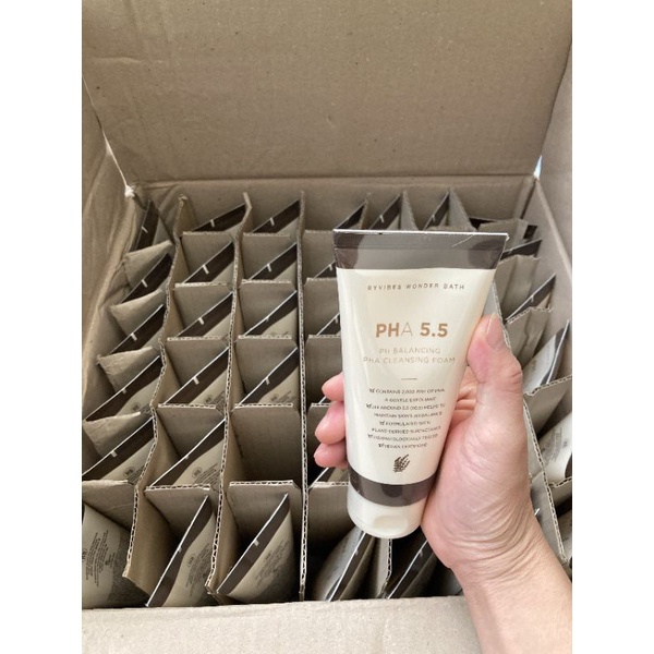 Sữa rửa măt 𝑩𝒚𝒗𝒊𝒃𝒆𝒔 𝑾𝒐𝒏𝒅𝒆𝒓 𝑩𝒂𝒕𝒉 𝑷𝑯𝑨 𝟓 Sữa rửa mặt Tạo bọt dịu nhẹ - Phù hợp ngay cả da nhạy cảm