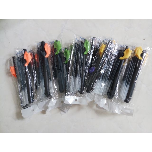 BÚT VIẾT TỰ BAY MỰC SAU 10 PHÚT_ DÀNH CHO LUYỆN VIẾT TIẾNG TRUNG _ HÀN_ NHẬT_ Mực màu xanh