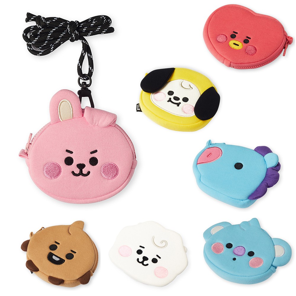 [OFFICIAL LINEFRIEND] BT21 Baby Strap Mini Pouch Ví nhỏ có dây đeo