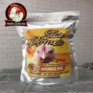 Cám Hùng Kê Star Power Cho Gà Túi 2Kg - Thuốc Gà Đá Usa