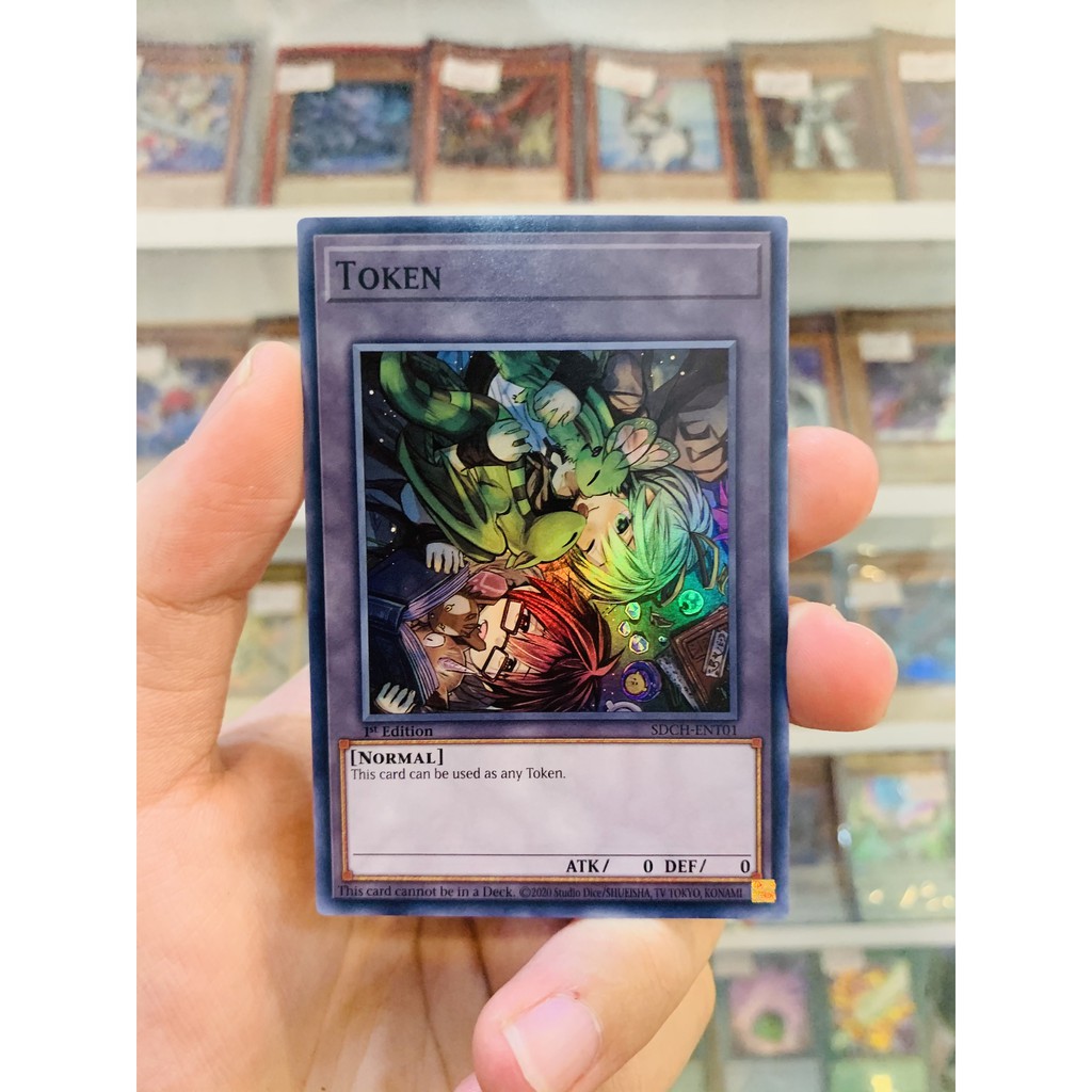 Thẻ Bài Lẻ YugiOh! Mã SDCH-ENT01 - Token - Super Rare - 1st Edition