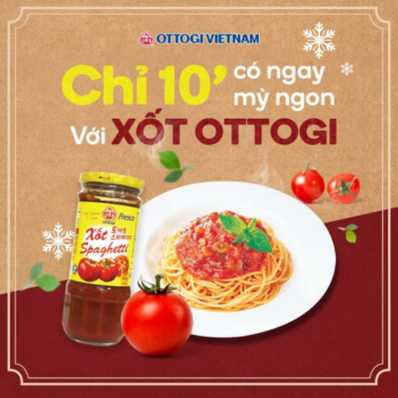 Mỳ ý spaghetti Ottogi 500g