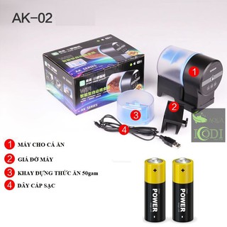 Máy cho cá ăn tự động SUNSUN AK-01S
