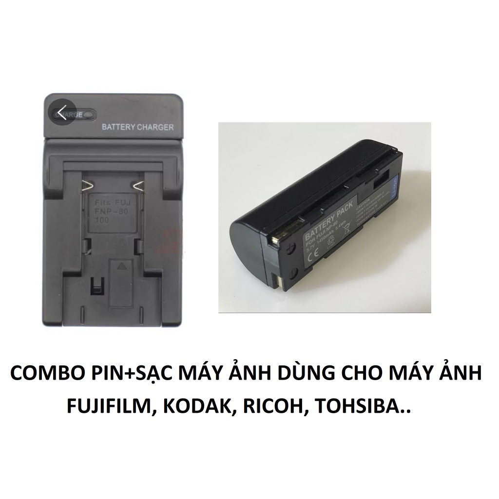 Pin, Sạc Máy ảnh Fujifilm, Casio ... dùng cho các dòng máy ảnh kỹ thuật số Fujifilm, Casio Exlim ...