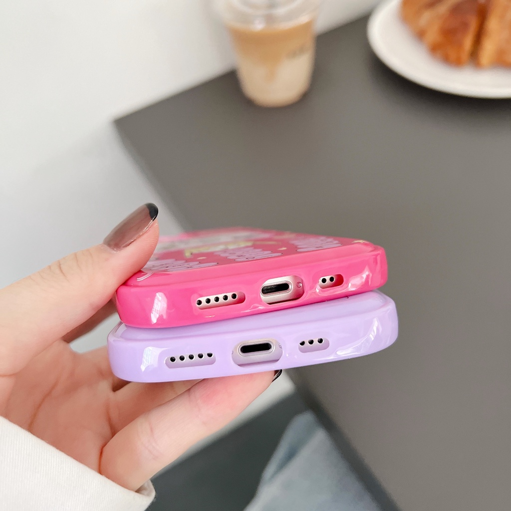 Ốp Điện Thoại Tpu In Hình Chó Hồng Thiết Kế Thời Trang Chống Sốc Cho iPhone 14 / 13 / 12 / 11 / XS