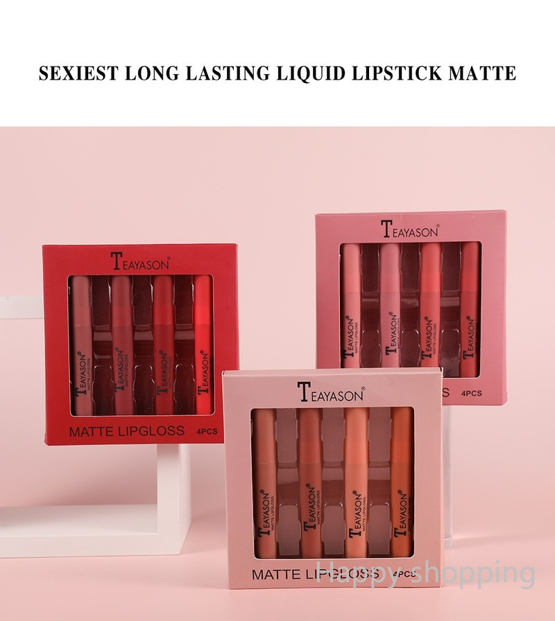 (Hàng Mới Về) Set 4 Son Kem Lì Mịn Mượt Như Nhung | BigBuy360 - bigbuy360.vn