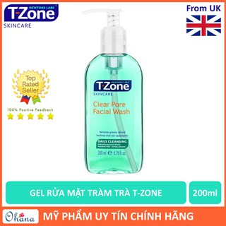 Gel Rửa Mặt Tràm Trà T-Zone Clear Pore Facial Wash 200ml