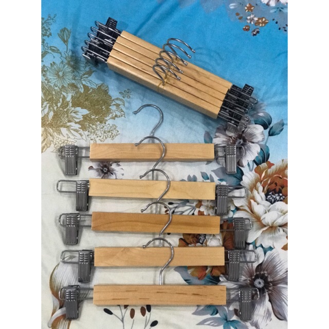Móc kẹp quần gỗ 03 (10cây)