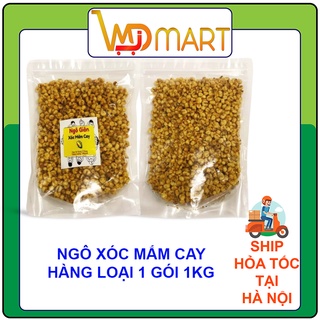 Ngô chiên giòn xóc mắm cay loại 1 gói 1kg ( gồm 2 túi 500g)