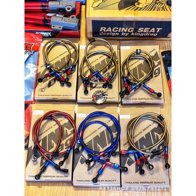 Dây dầu King Drag,Morin Thailand đầu nhôm CNC xoay 360