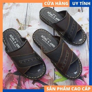Dép Da Nam Phối Màu Cực Chất May Sẵng [HÀNG ĐẸP]