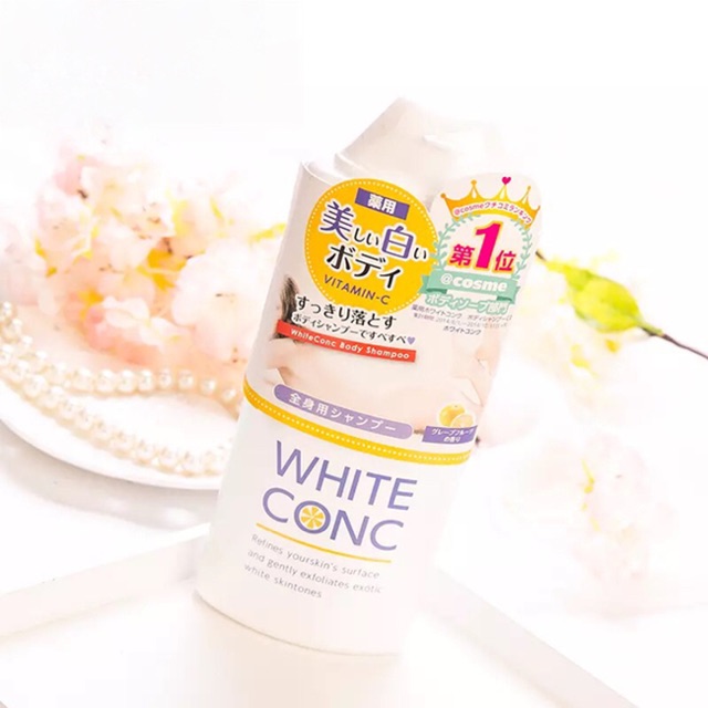Sữa tắm dưỡng trắng da White ConC hương dừa (360ml)