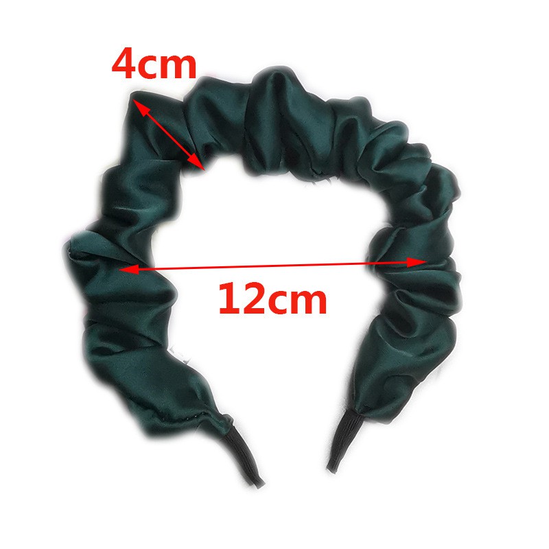 Cài Tóc Vải Satin Màu Trơn Phong Cách Hàn Quốc Cho Nữ