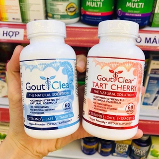 Viên uống gout clear the natural solution hỗ trợ cho người bị gout 60 viên của mỹ