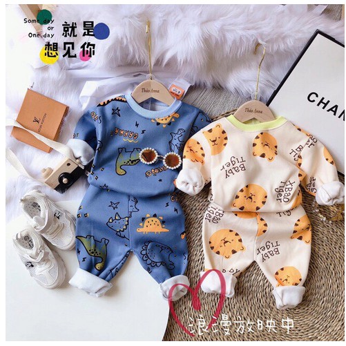 Bộ Nỉ Bông Cho BéTrai/ Bé Gái Từ 3-16kg