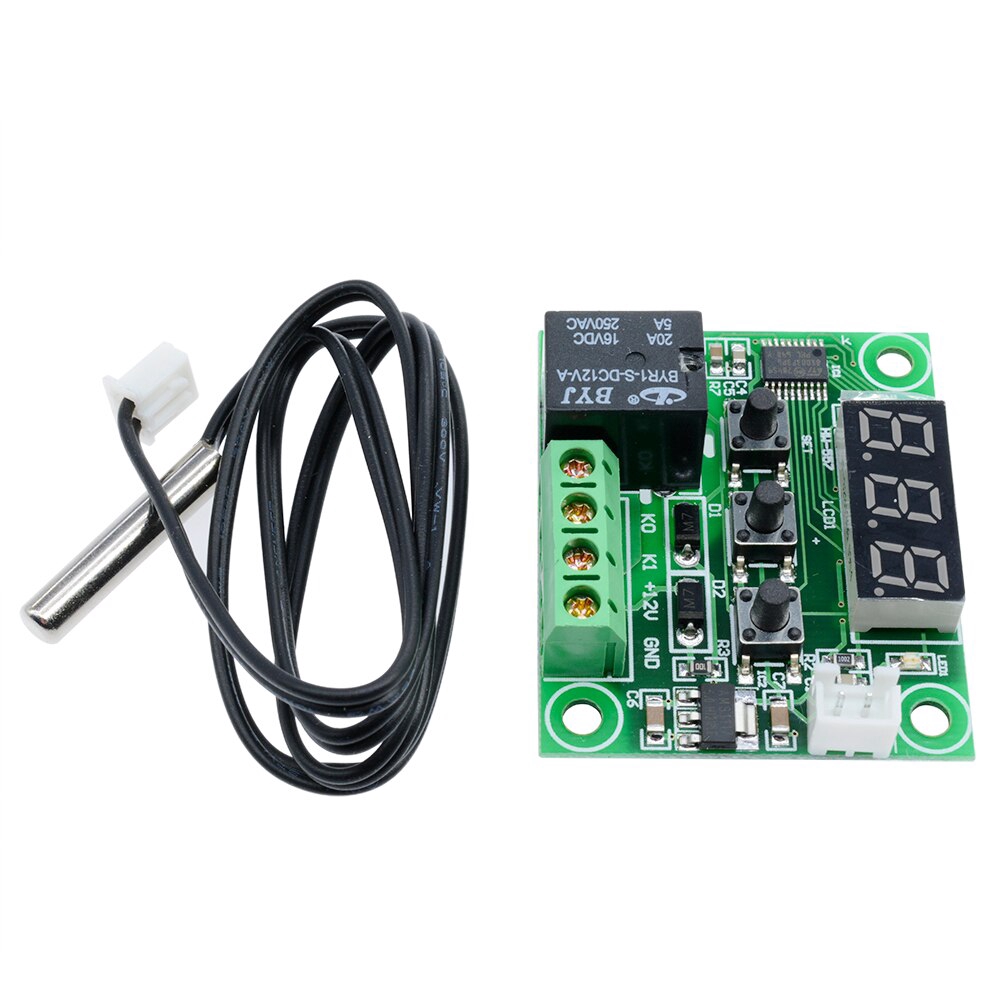 W1209 Smart Digital Thermostat Thermometer 5V 12V Indoor Outdoor Temperature Controller Car Thermal Regulator Weather Station | BigBuy360 - bigbuy360.vn