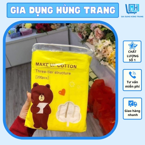 BÔNG TẨY TRANG GẤU VỊT THỎ