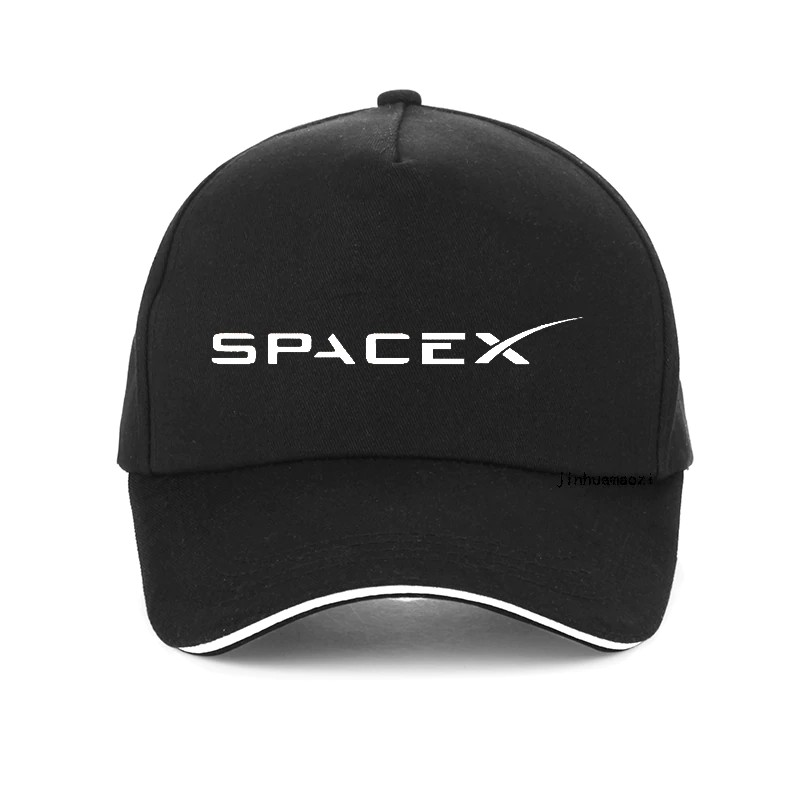 Mũ Lưỡi Trai Thêu Logo Vũ Trụ X Spacex Phong Cách Hip Hop Cho Nam