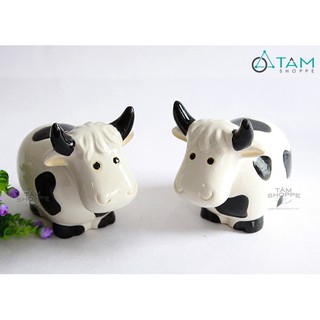 Tượng con bò sữa gốm TCV-BO-01