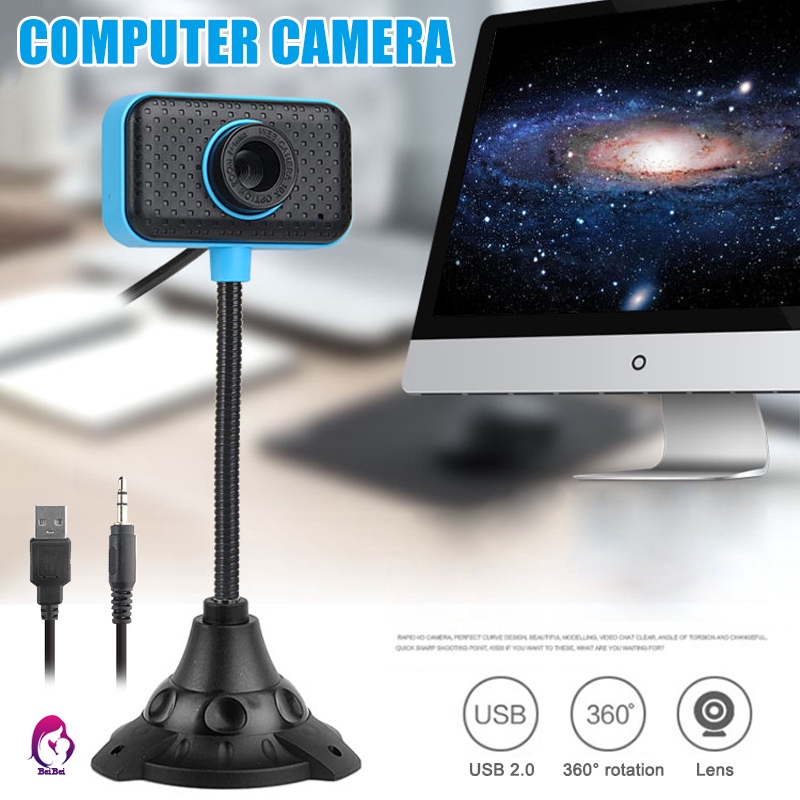 【Hàng mới về】 Digital External Webcam Camera USB Connect Driverless PC Accessories