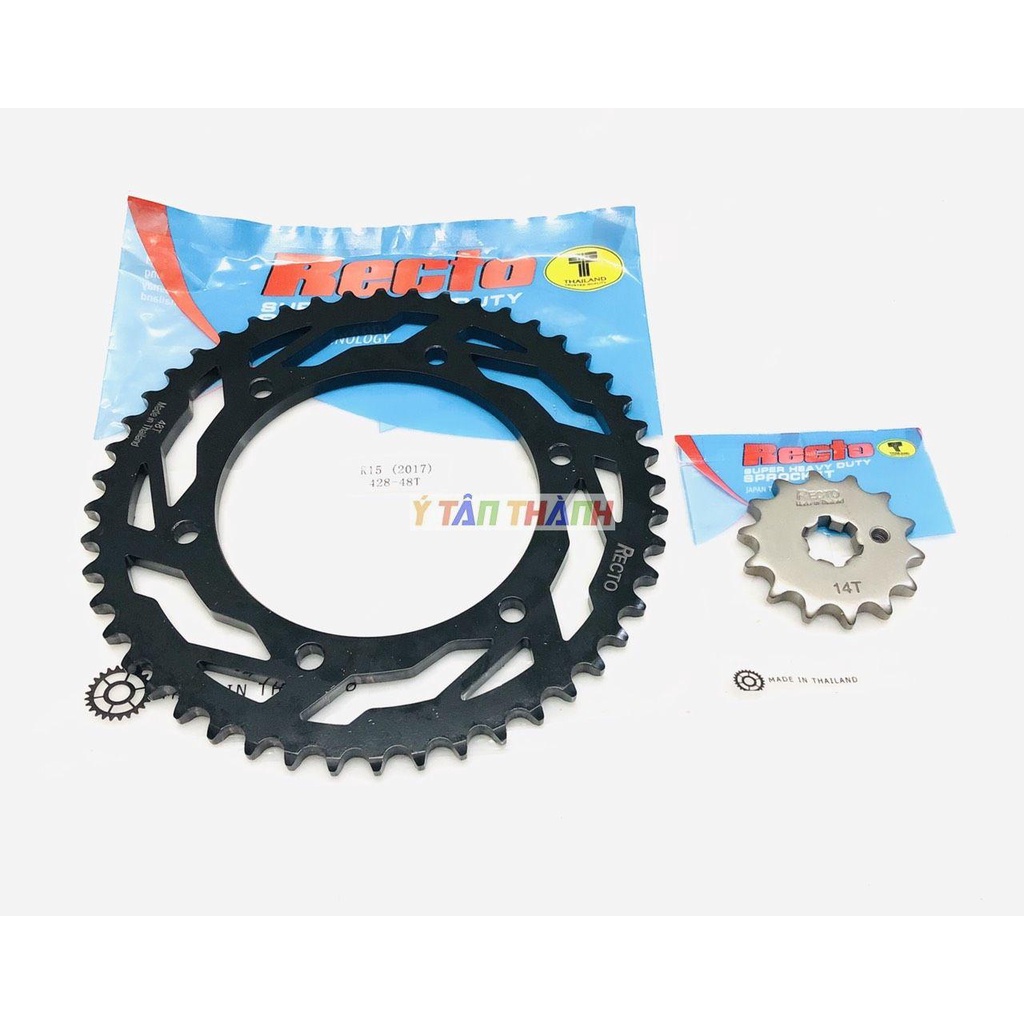 bộ nhông dĩa recto dùng cho xe R15 V3 MS 253