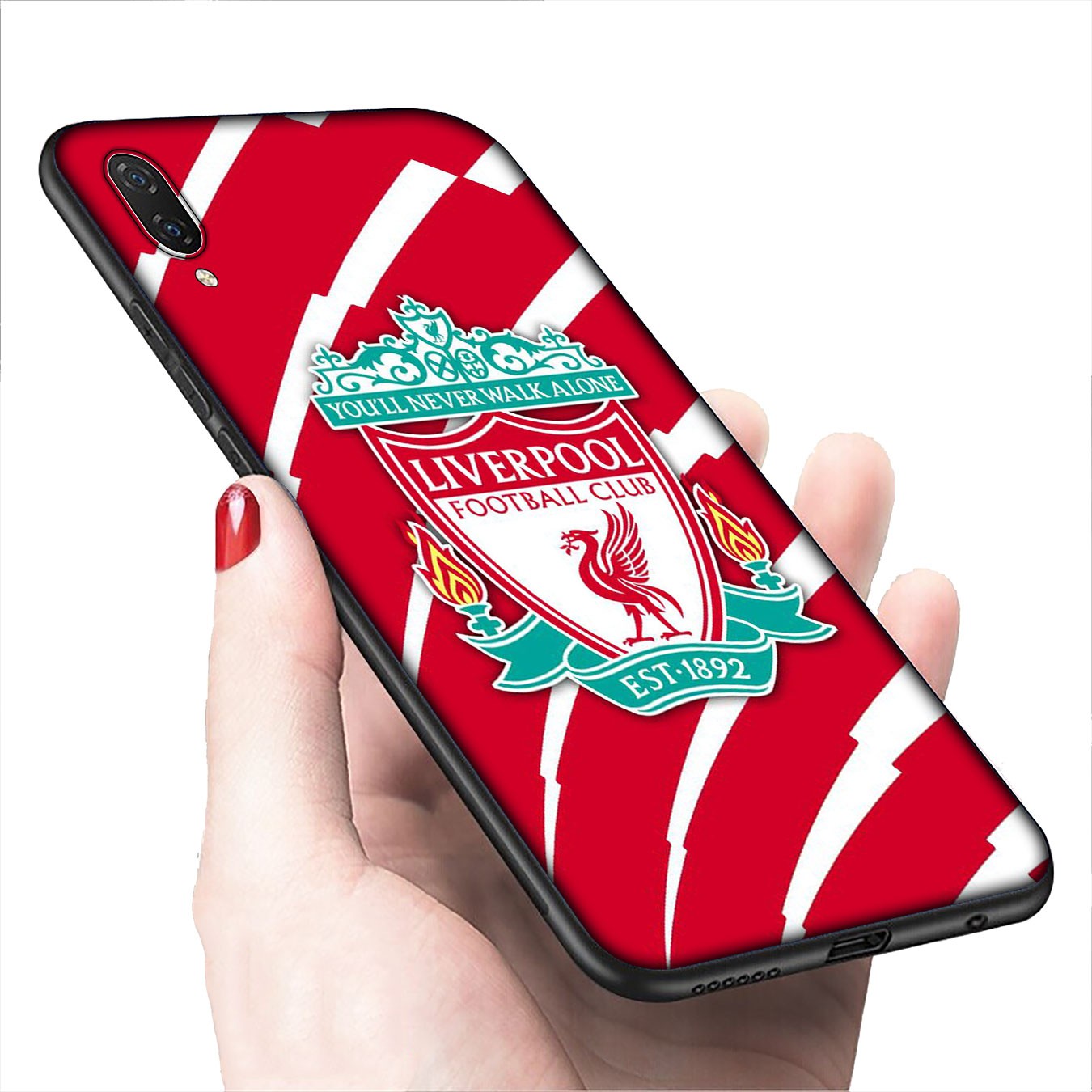 Ốp điện thoại silicone mềm in hình đội bóng Liverpool màu đỏ cho Xiaomi Redmi K30 K20 S2 Go 7A Note 7 Pro