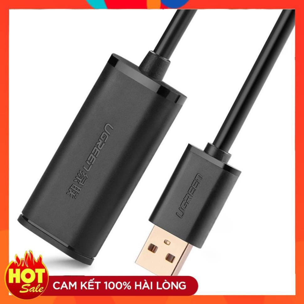 [Chính Hãng] Cáp USB nối dài 5mét có chíp khuếch đại chính hãng Ugreen 10319- bảo hành chính hãng 12 tháng